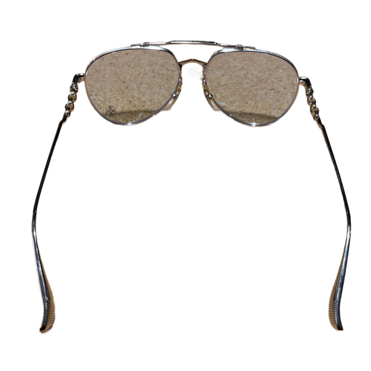 Chrome Hearts ‘Spuns’ Gold Aviator Glasses
