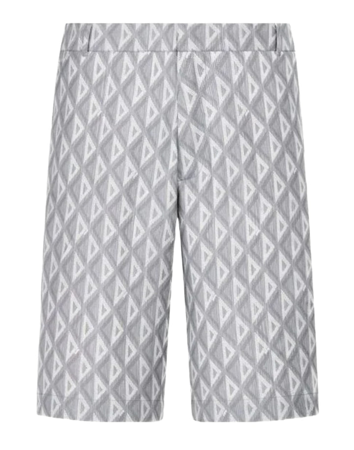 Dior 'Grey' Diamond Bermuda Shorts