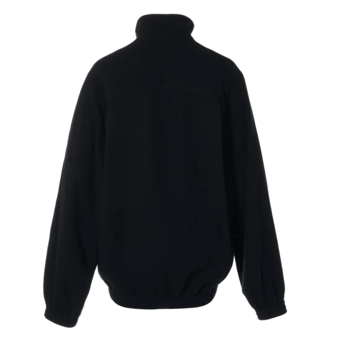 Balenciaga 'Outlined Logo' Black Fleece Jacket