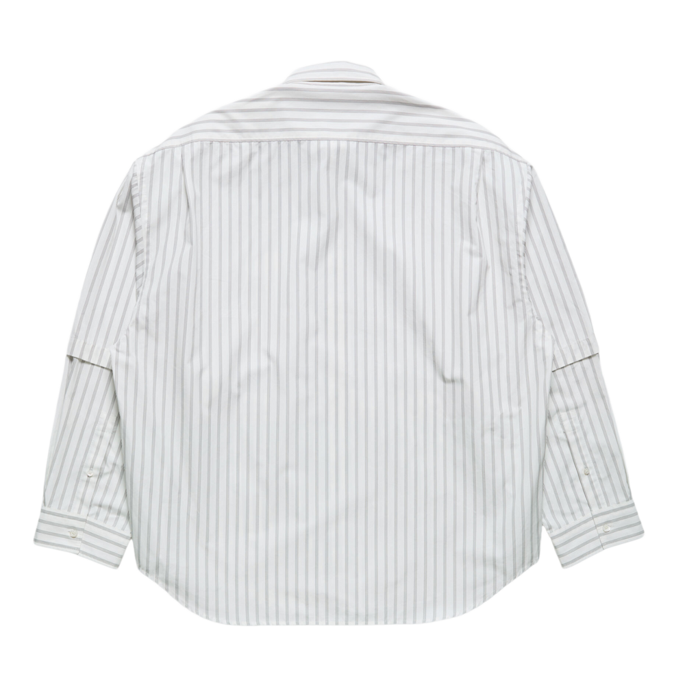 Acne Studios 'Grey Stripes' Double-Layered Button Shirt