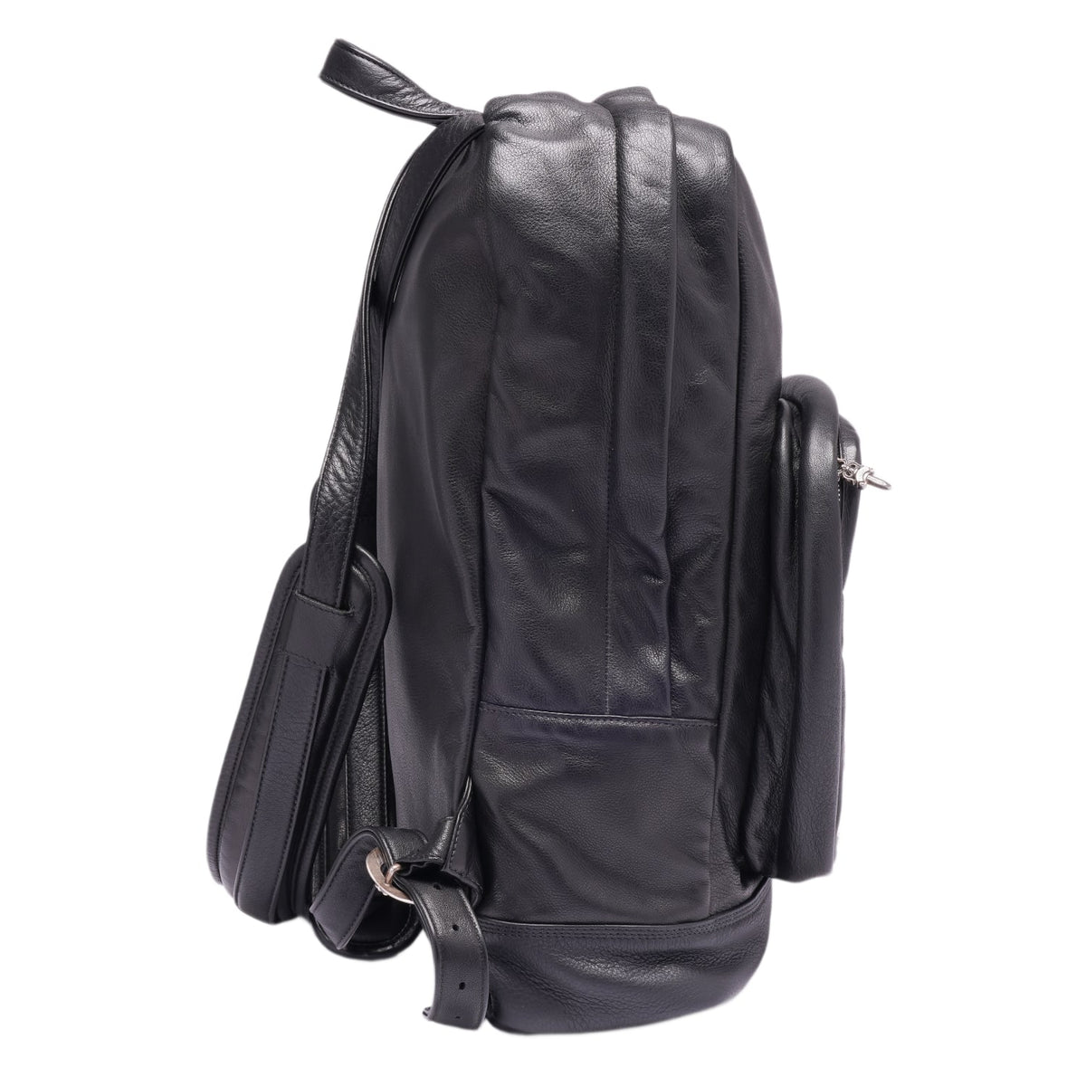 Chrome Hearts 'Multicolor Cross' Black Leather Backpack