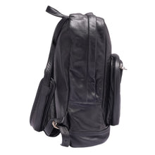 Chrome Hearts 'Multicolor Cross' Black Leather Backpack