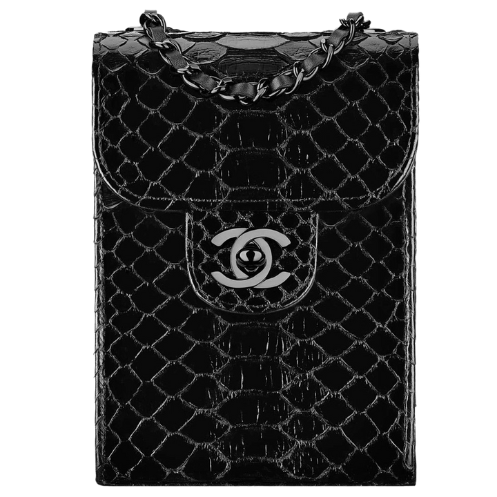 Chanel Extra Mini Python Wallet On Chain