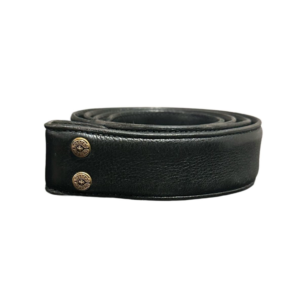 Chrome Hearts 'Black' Broze Belt Strap