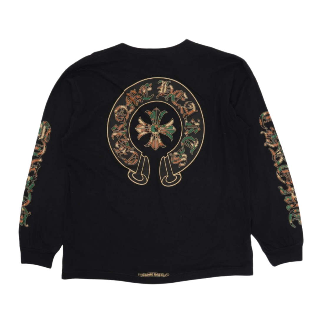Chrome Hearts 'Black' Cemetery Cross Longsleeve