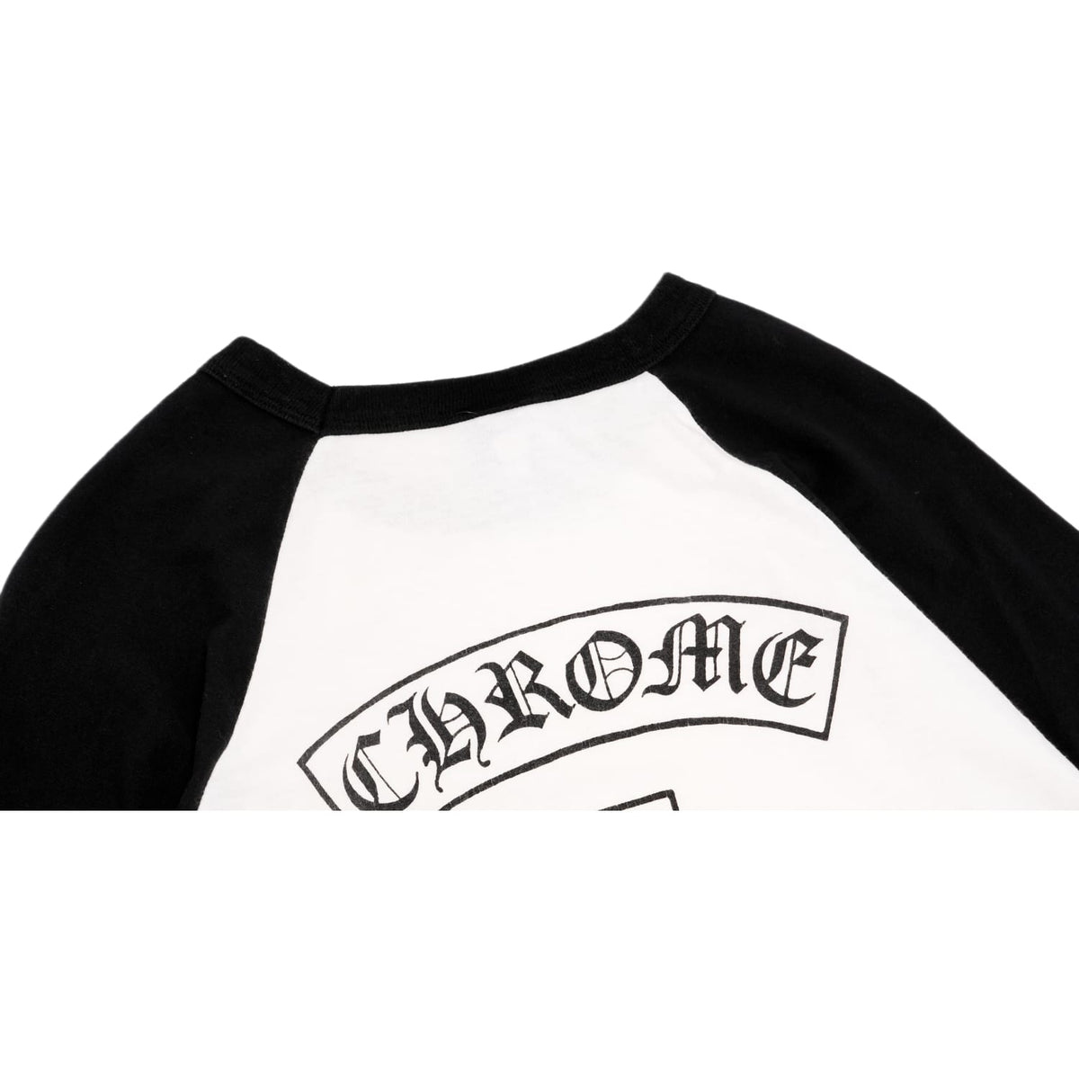 Chrome Hearts 'Black & White' Vine Dagger Raglan Baseball Tee