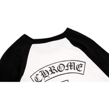 Chrome Hearts 'Black & White' Vine Dagger Raglan Baseball Tee