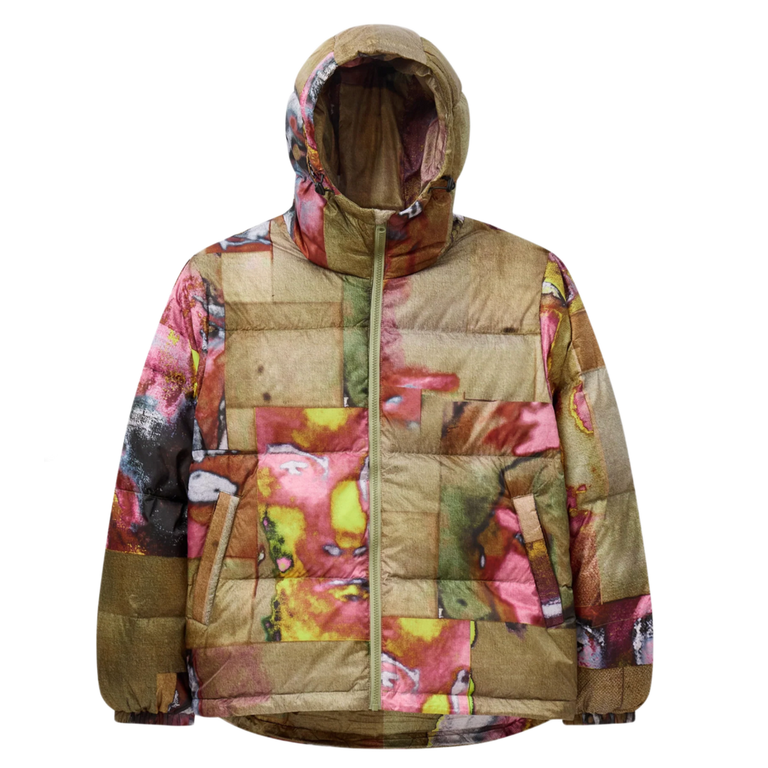 KidSuper Studios 'Multicolor' Faces Collage Puffer Jacket