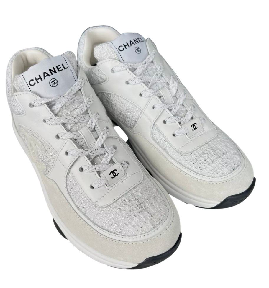 Chanel 'Painted Iridescent' Calfskin Sneaker