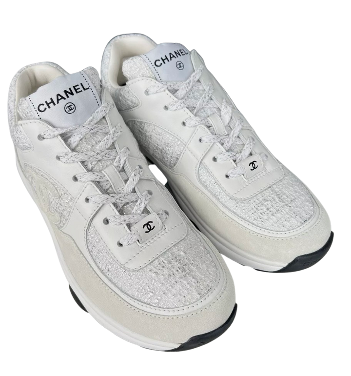 Chanel 'Painted Iridescent' Calfskin Sneaker