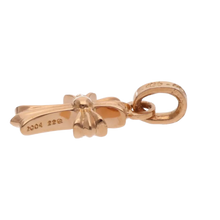 Chrome Hearts 'Sapphire' 22k Gold  Baby Fat Pendant