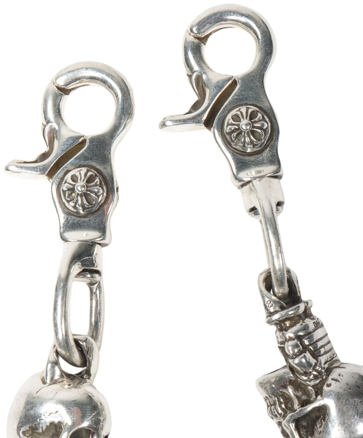 Chrome Hearts Foti 'Big Delphino' 11 Link Jumbo Silver Wallet Chain