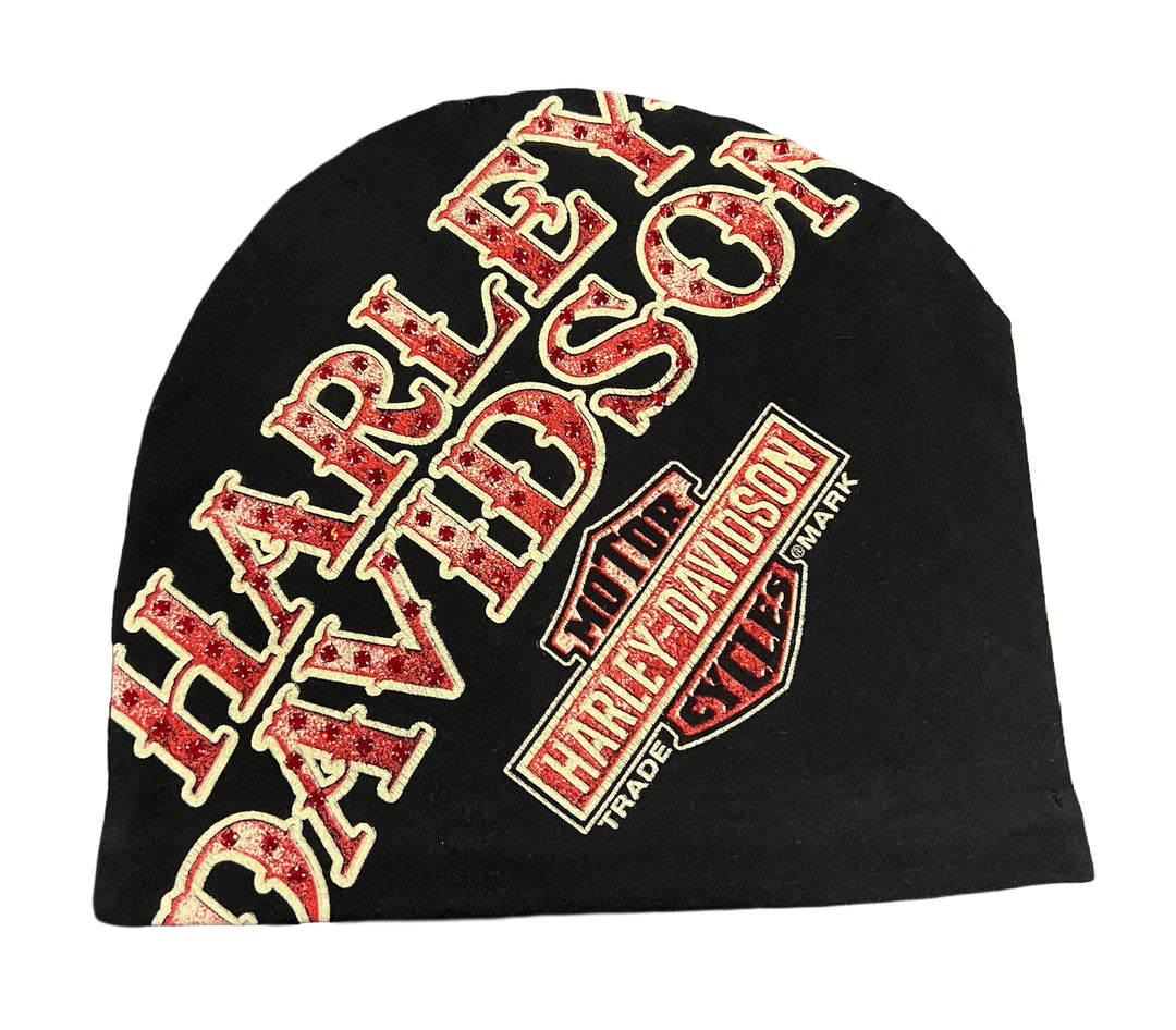 Bossi 'Ruby Harley' Rhinestone Vintage Beanie