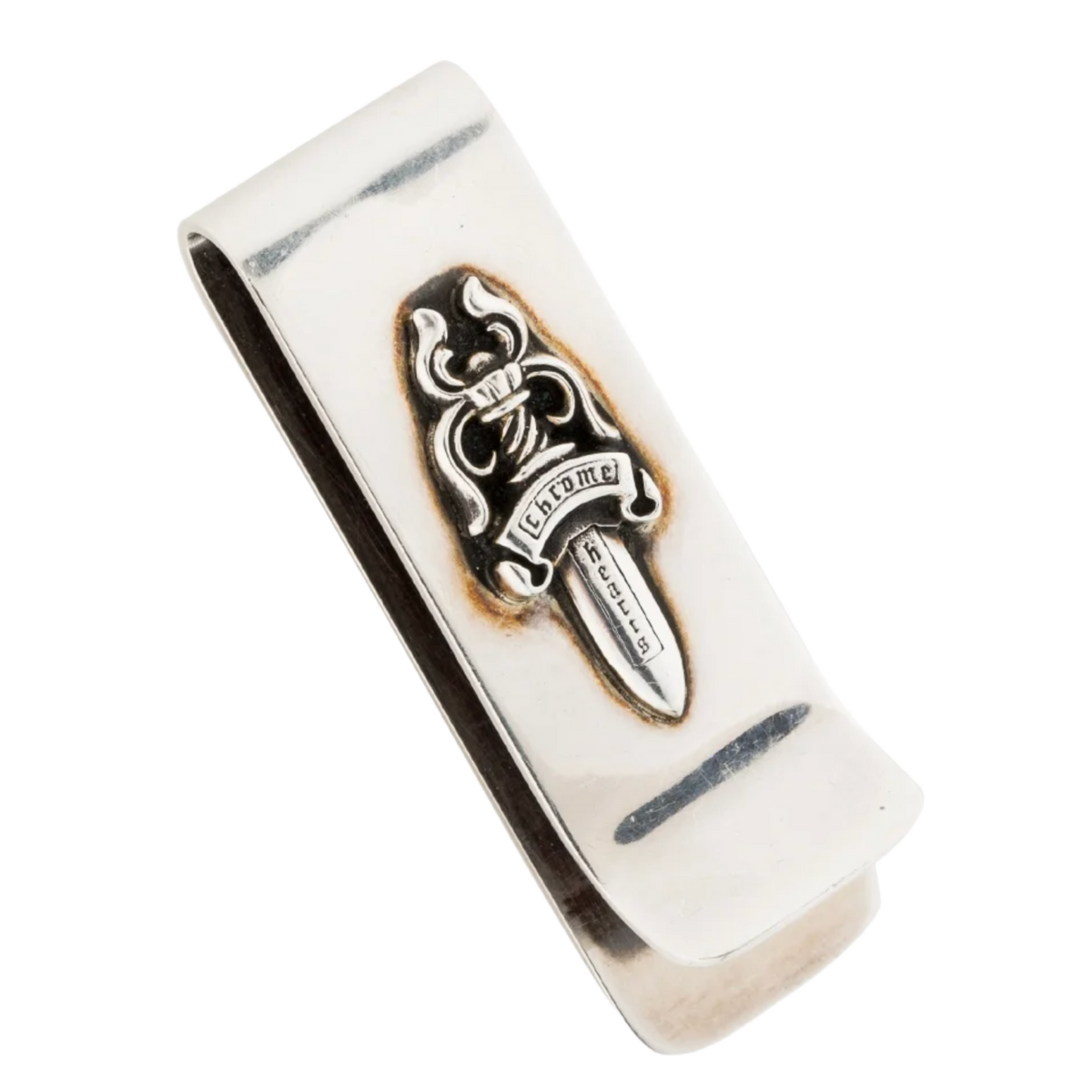 Chrome Hearts 'Dagger' Silver Money Clip