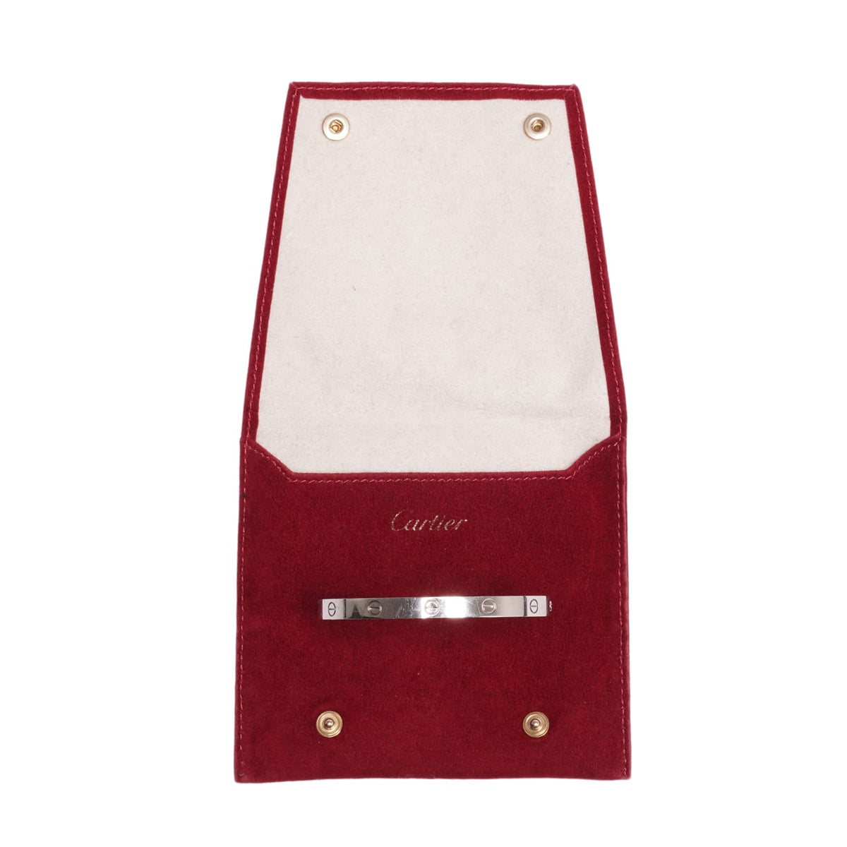 Cartier 'White Gold' 21cm Love Bracelet