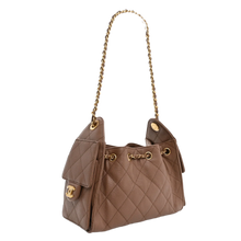 Chanel 'Brown' Caviar Quilted Mini 25 Bag