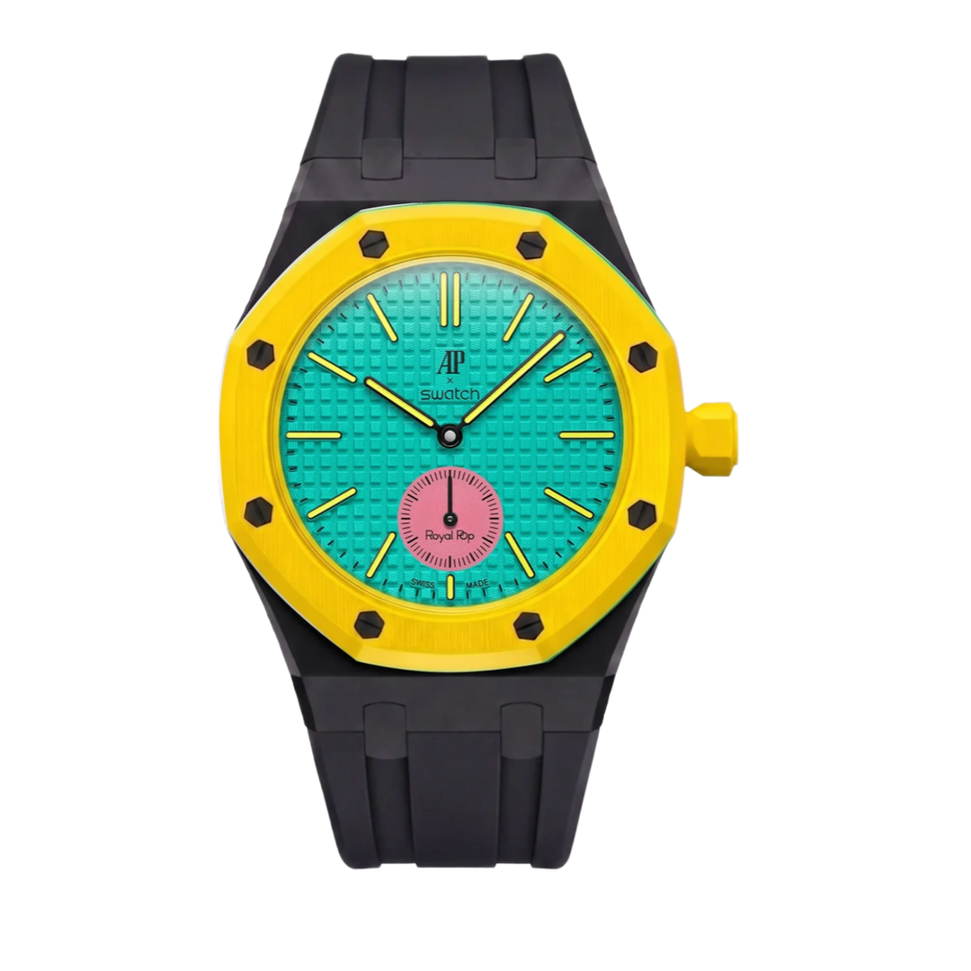 Swatch x Audemars Piguet AP Bioceramic 'Otg Roz' Royal Pop Watch