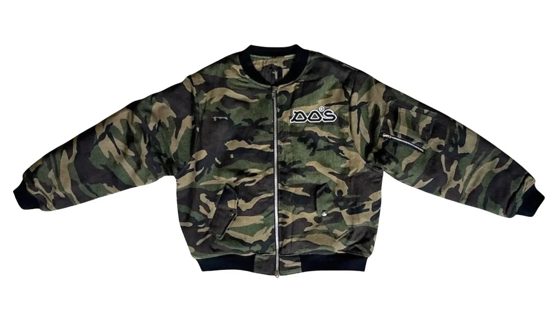 DOS ‘Militia’ Camo Bomber Jacket