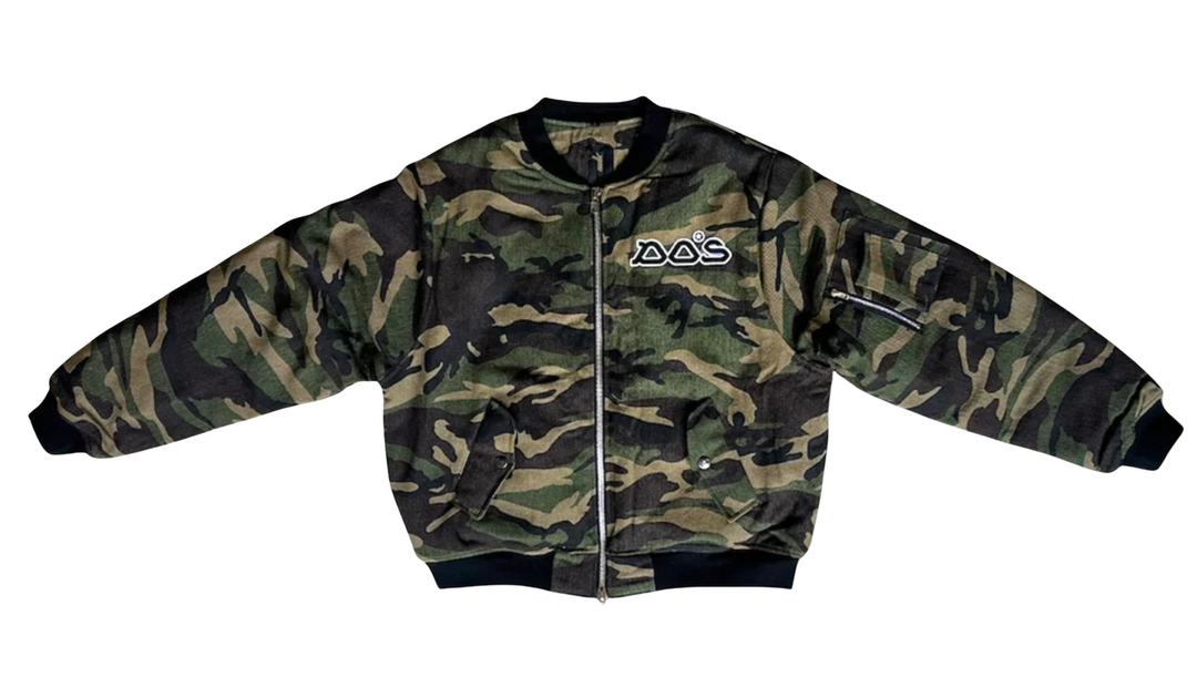 DOS ‘Militia’ Camo Bomber Jacket