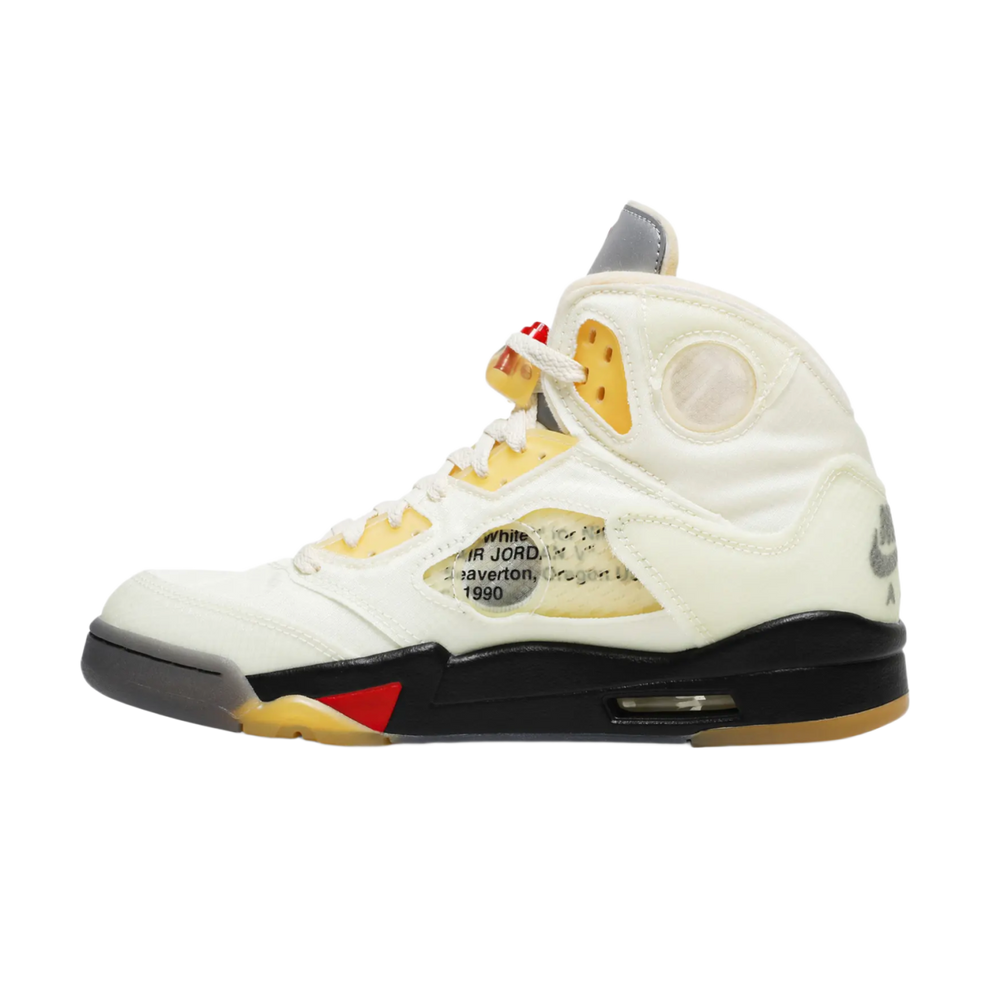 Air Jordan x Off White 5 'Sail'