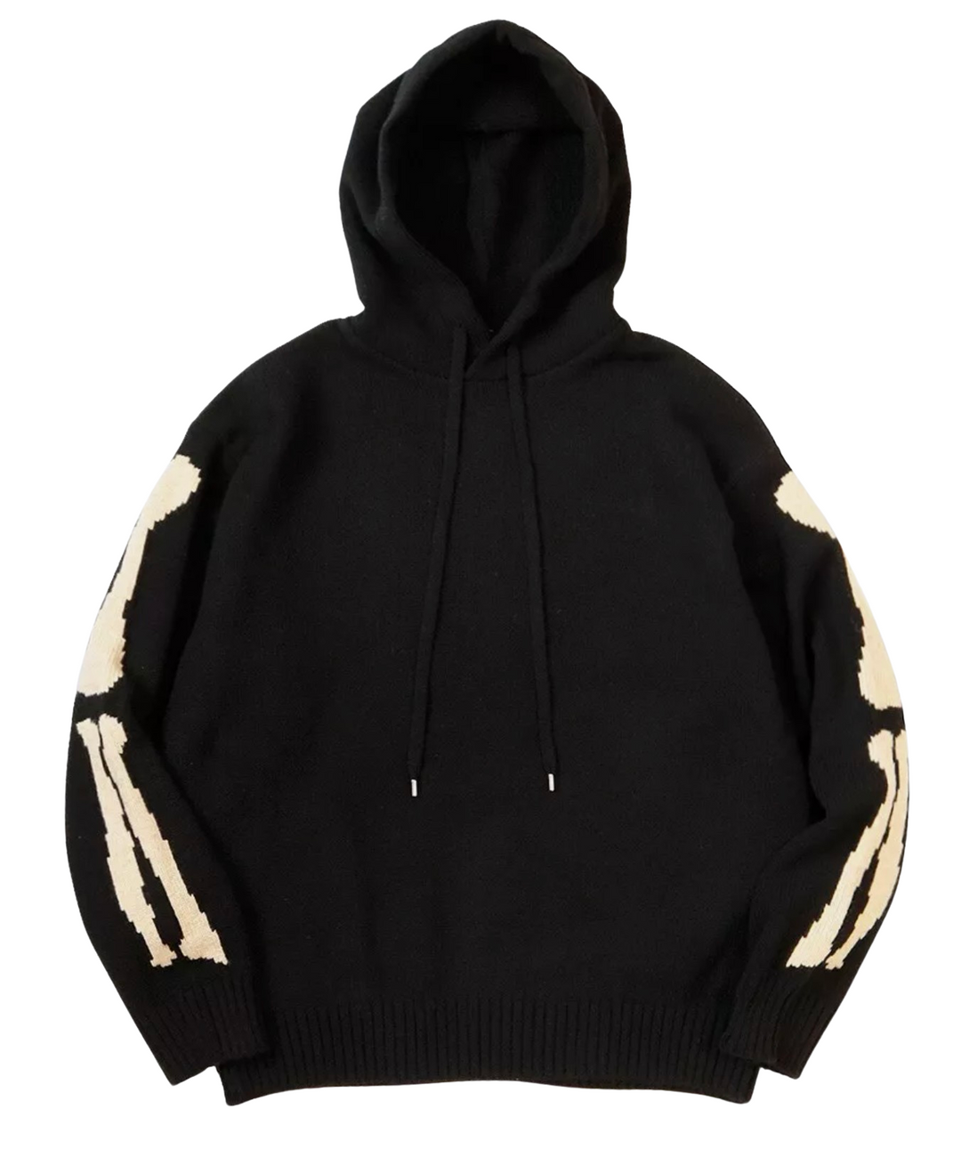 Kapital 5G 'Bone' Wool Hooded Sweater