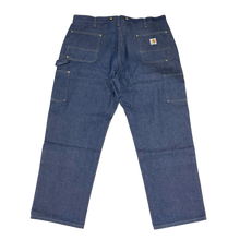 Carhartt 'Blue' Raw Denim Double Knee Carpenter Jeans