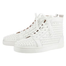 Christian Louboutin 'White' Louis Flat Calf Spikes Sneaker