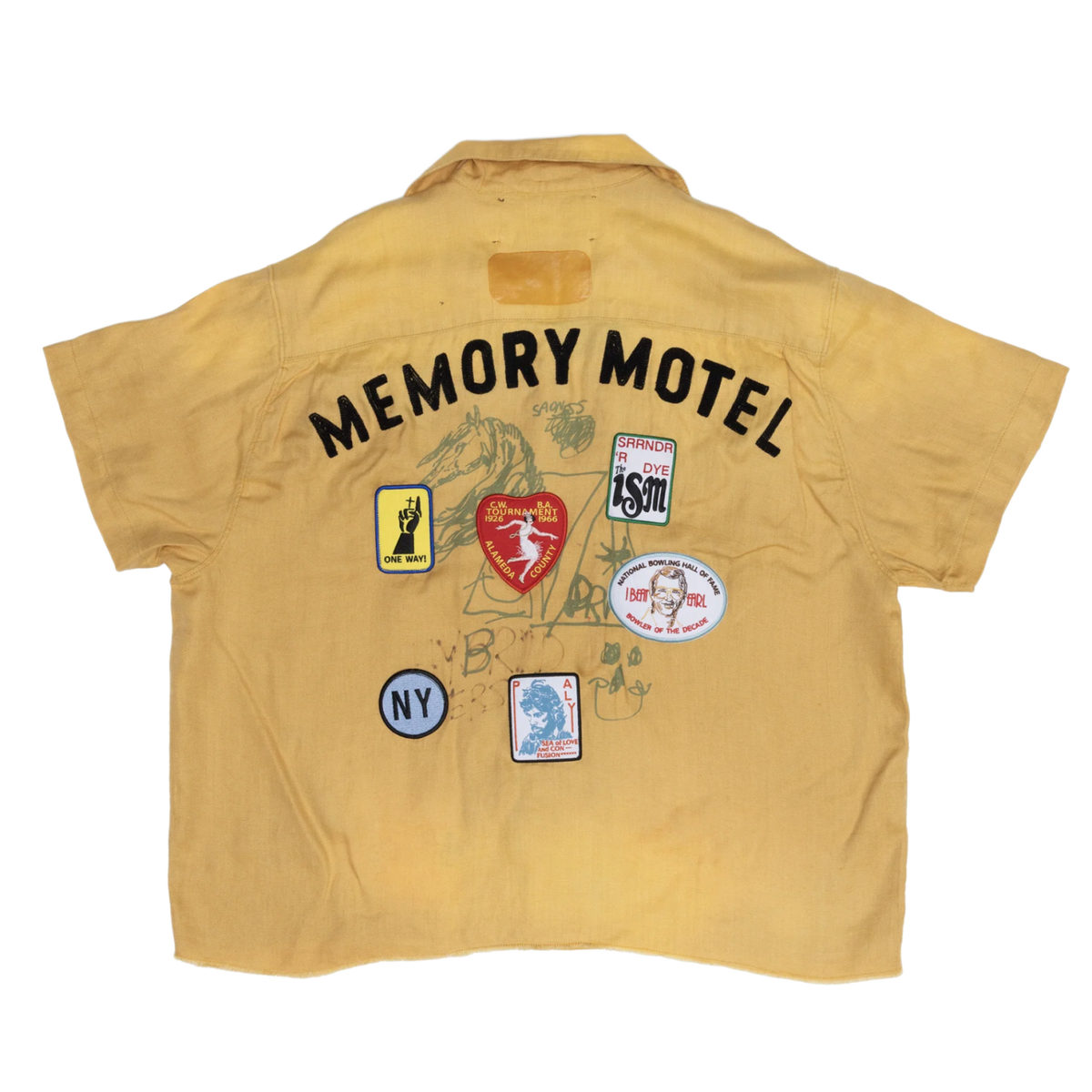 Paly 'Montauk' Yellow Bowling Shirt