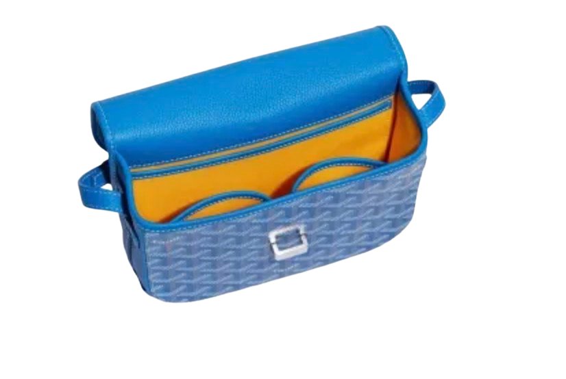 Goyard 'Sky Blue' Belvedere PM Bag