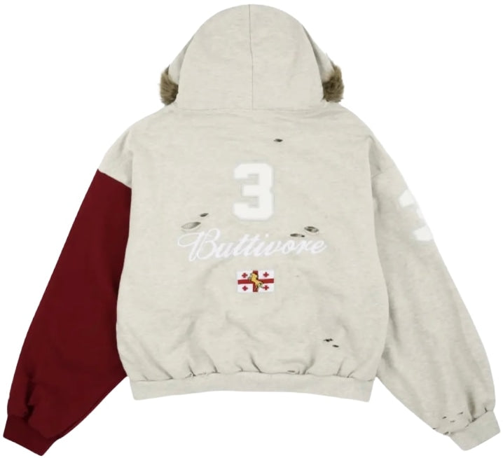 Protocol Index 'Buttivore' Fur Lining Zip Up