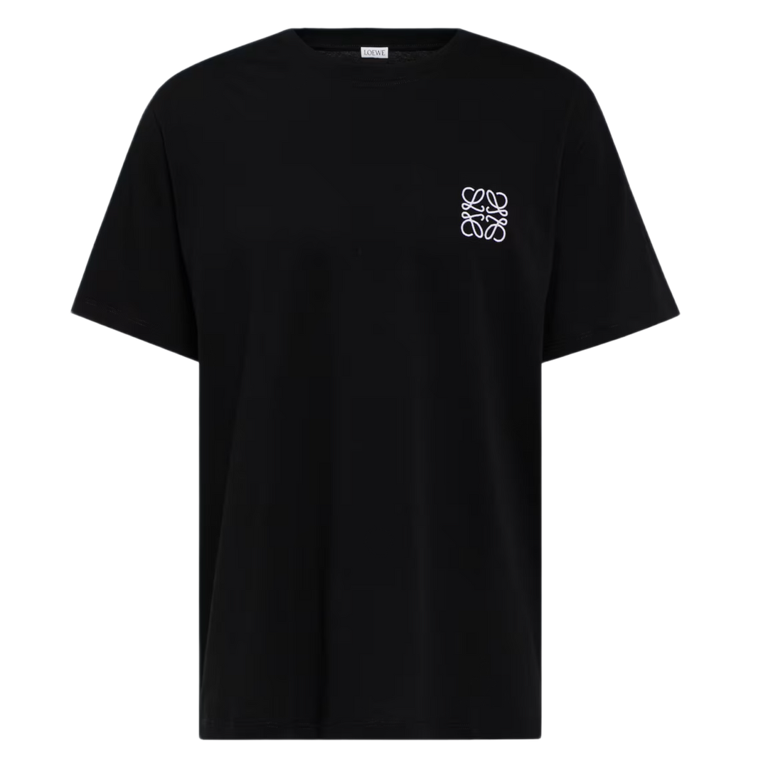 Loewe 'Anagram Logo' Black Tee