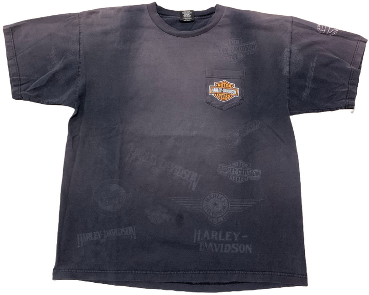 Harley Davidson 'Live To Die' Stitch Vintage Tee