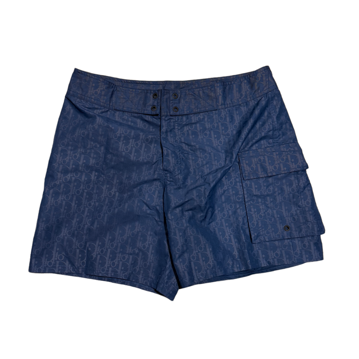 Dior 'Navy' Oblique Swim Shorts