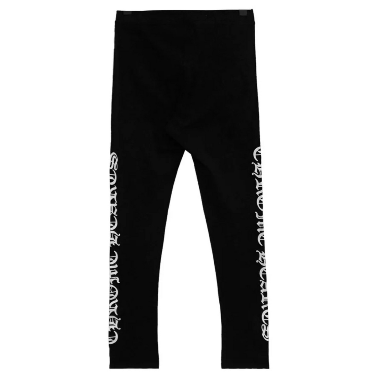 Chrome Hearts 'Black' Scroll Logo Script Leggings