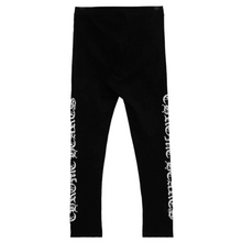 Chrome Hearts 'Black' Scroll Logo Script Leggings