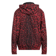 Dolce & Gabbana 'Red' Leopard Print Wind Breaker