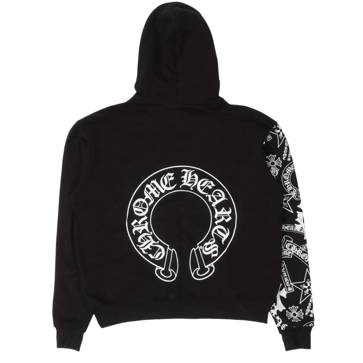 Chrome Hearts 'Stencil Sleeve' Black Hoodie