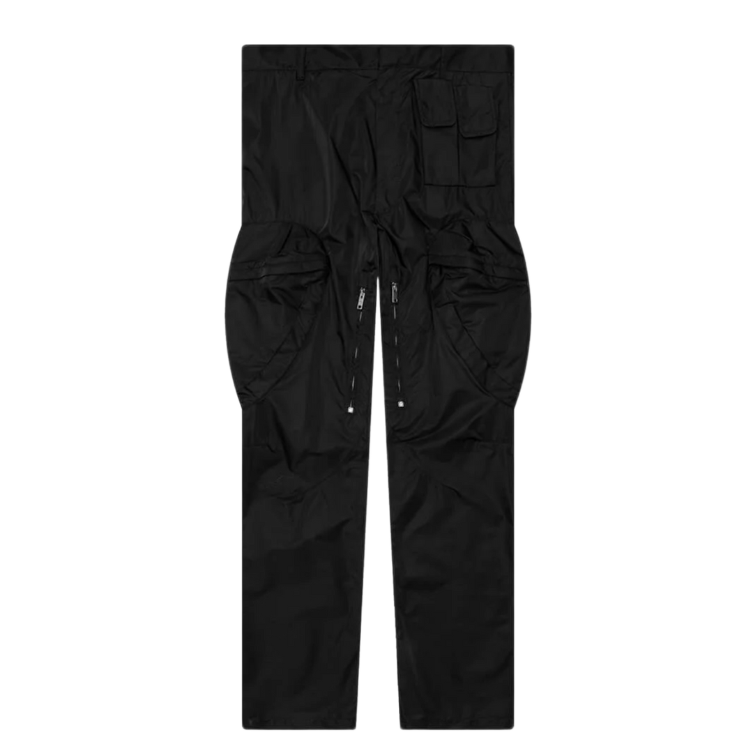 Givenchy 'Slim Multi-Pocket' Black Nylon Cargo Pants
