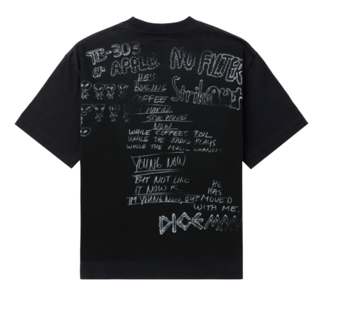 Maison Mihara Yasuhiro 'Power To The People' Black Tee