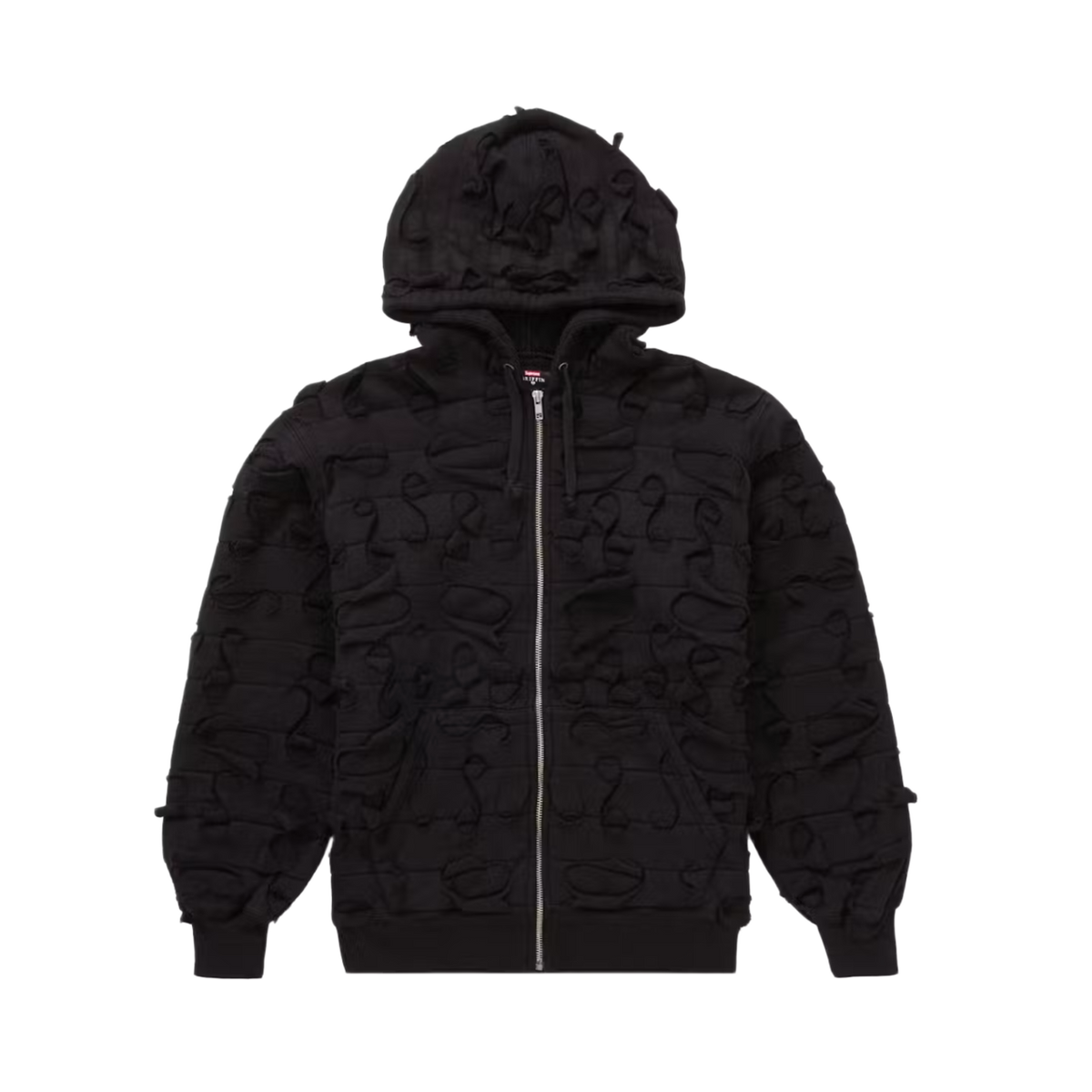 Supreme 'Black' Griffin Zip Up Hoodie