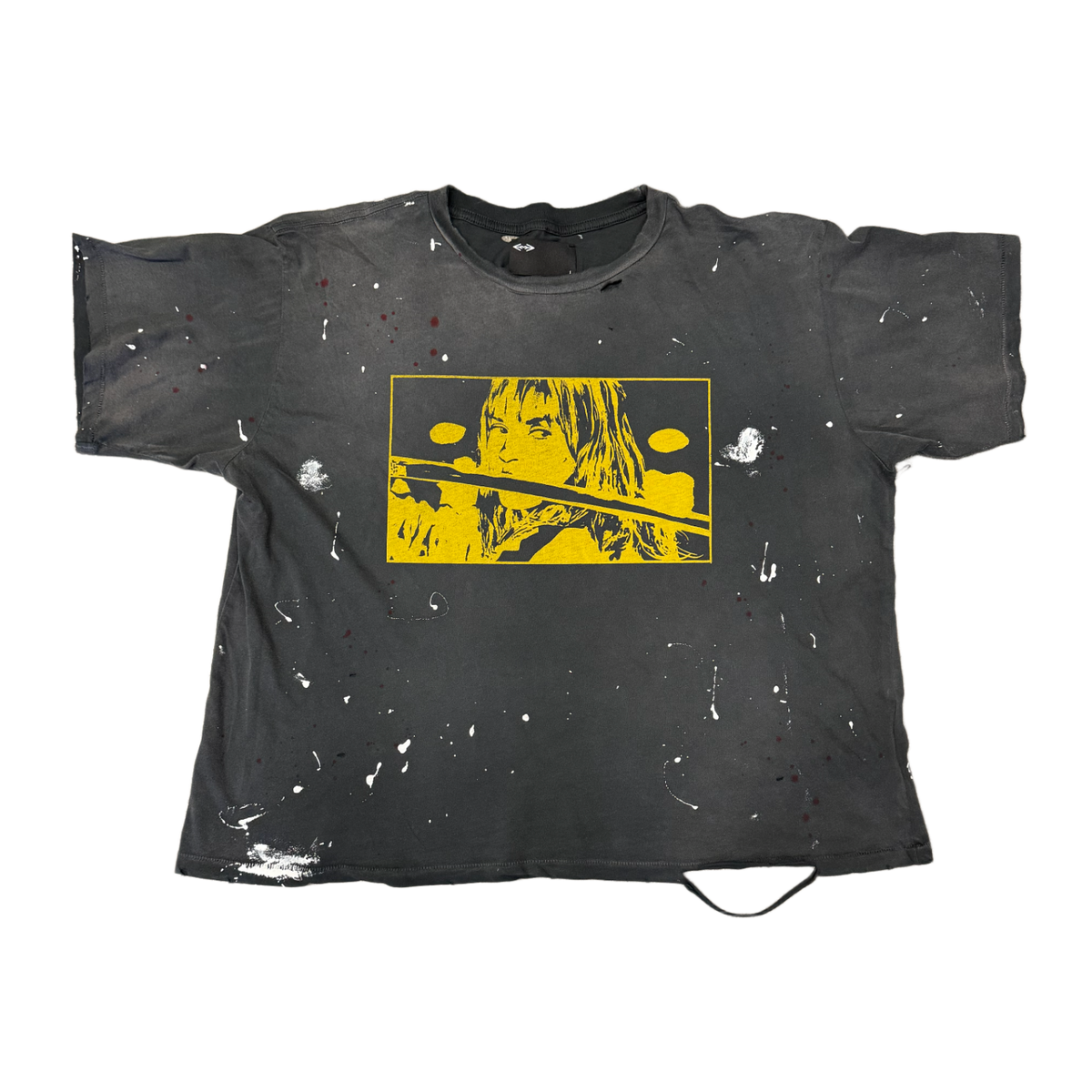 Happy Memories Don't Die HMDD 'Kill Bill' Painted Black Tee