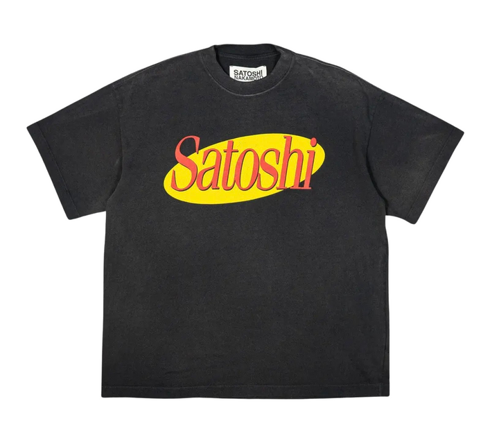 Satoshi Nakamoto 'Sitcom' Tee