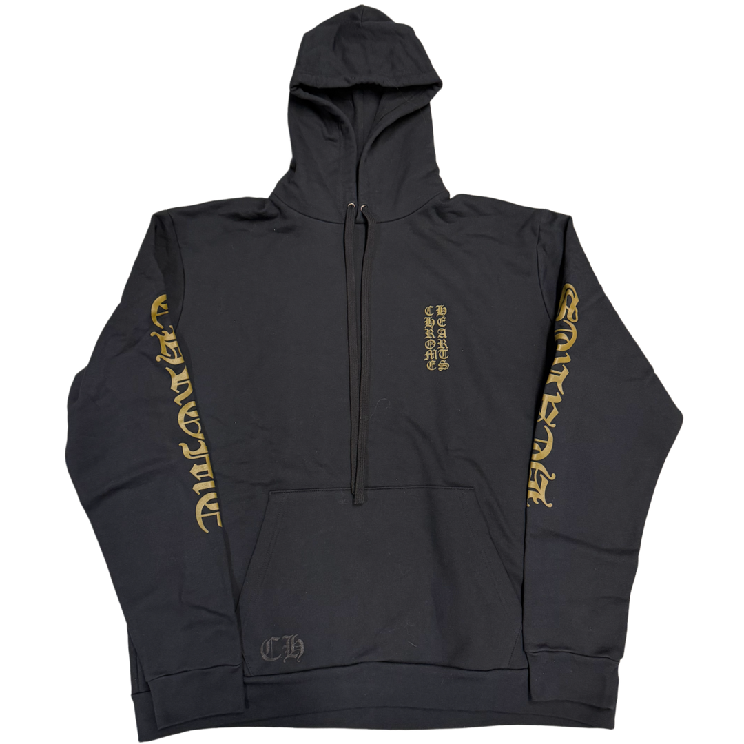 Chrome Hearts 'Olive' Vertical Logo Hoodie