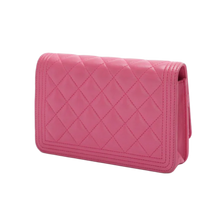 Chanel 'Boy Wallet on Chain' Quilted Lambskin Light Pink