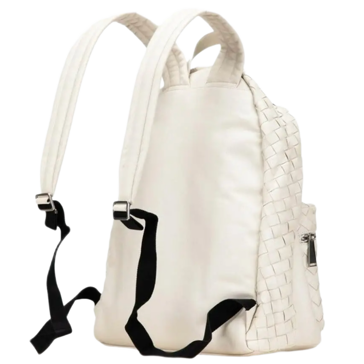 Bottega Veneta 'White' Intrecciato Leather Backpack