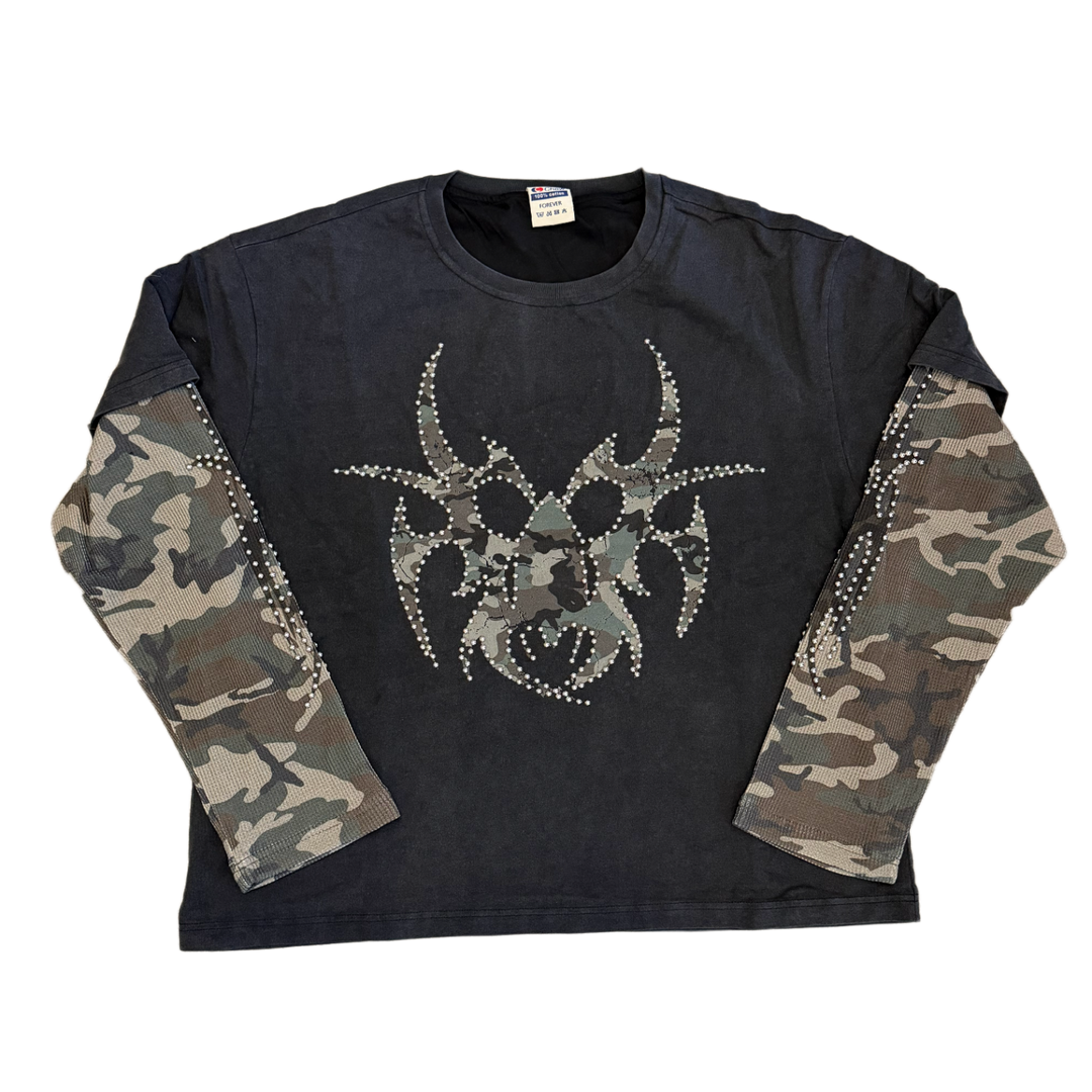 Chew Forever 'Camo Studded' Longsleeve