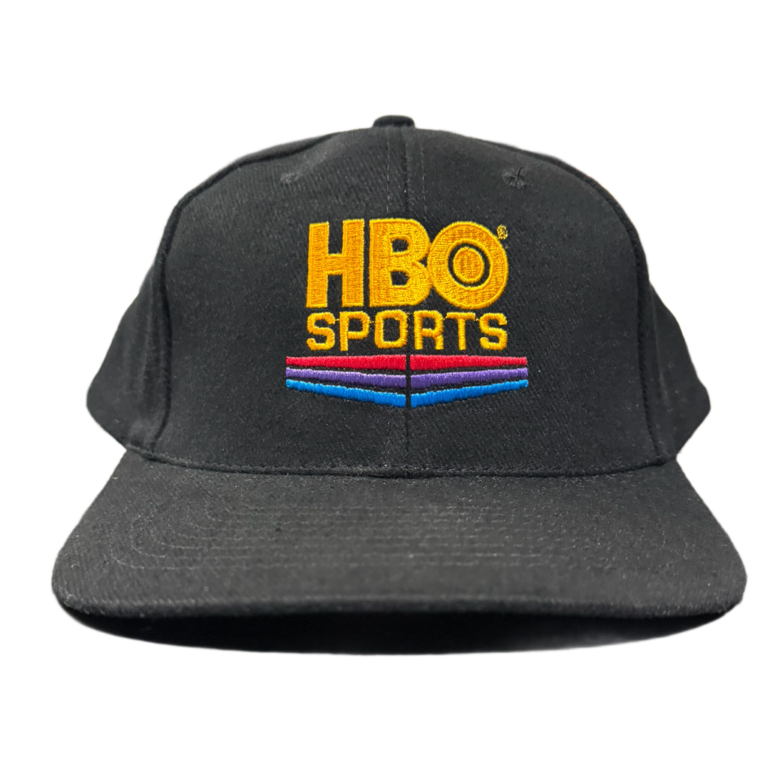 HBO Sports 'Black' Vintage Snapback Hat