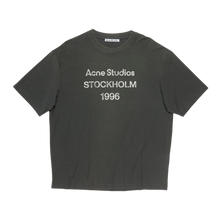 Acne Studios 'Washed Black' Sprayed Logo Tee