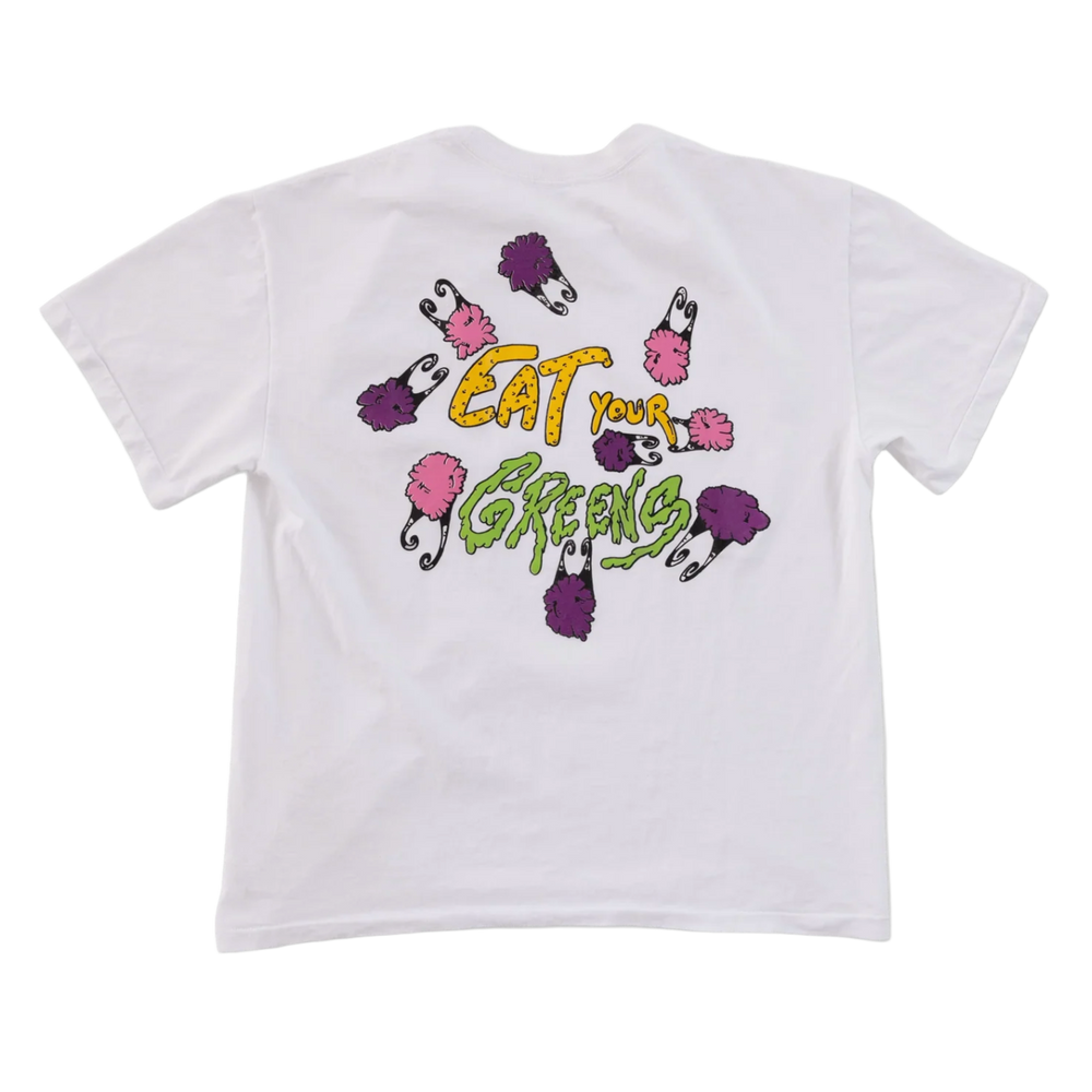 Matty Boy Anti Promo 'Eat Your Greens' White Pocket Tee