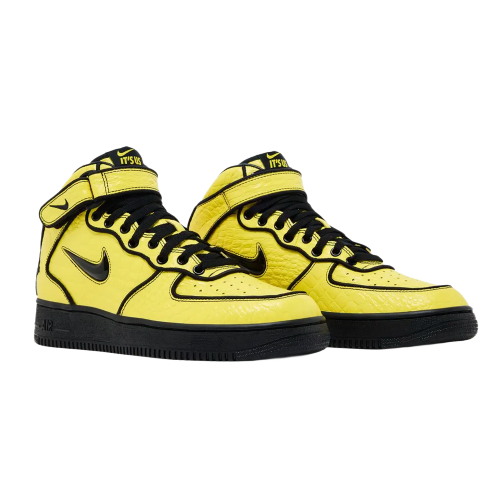 Nike Concrete Boys 'Yellow' Air Force 1 Mid
